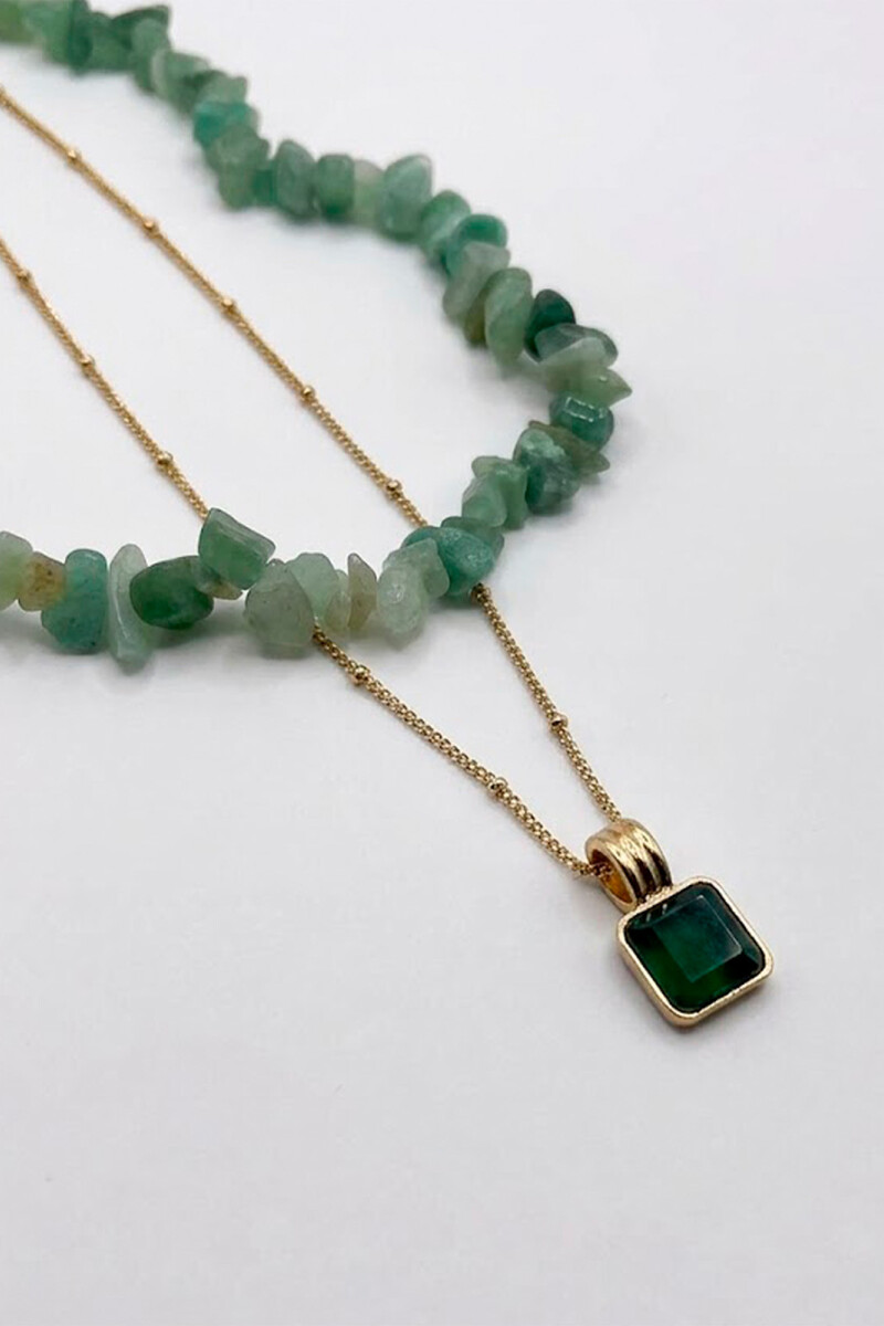 COLLAR JADE GREEN VERDE