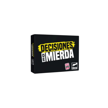 Juego De Cartas Decisiones De Mi3rda Juego De Cartas Decisiones De Mi3rda