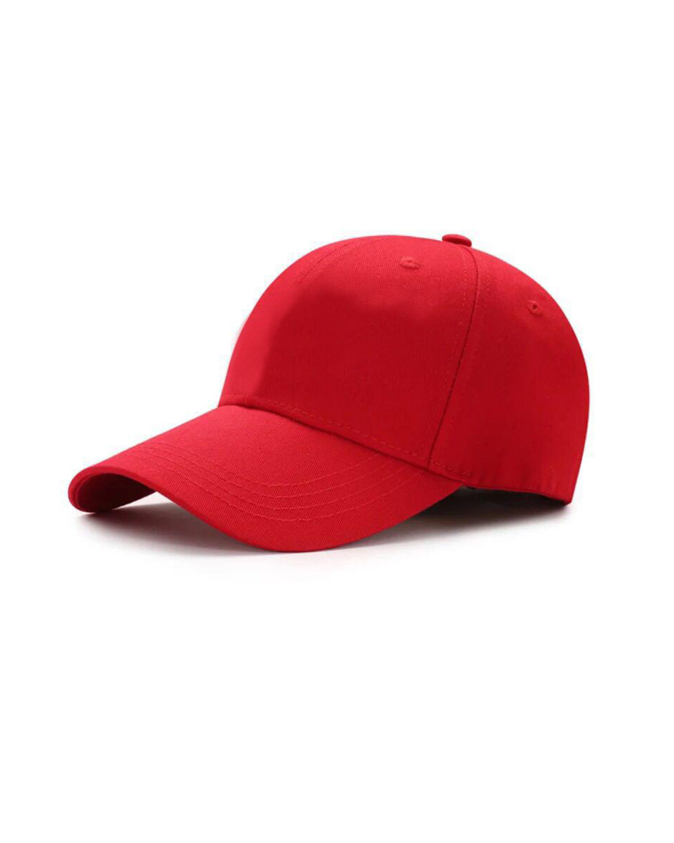 Gorro visera broche - Rojo 