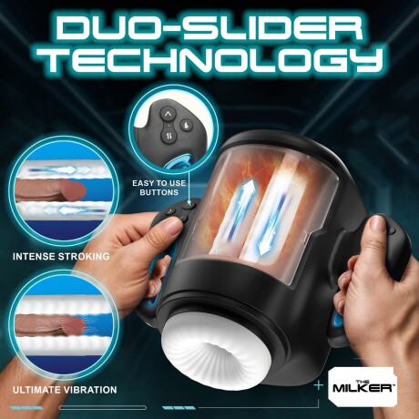 Masturbador Vibrador Cyber Milker con Soporte para Celular Masturbador Vibrador Cyber Milker con Soporte para Celular