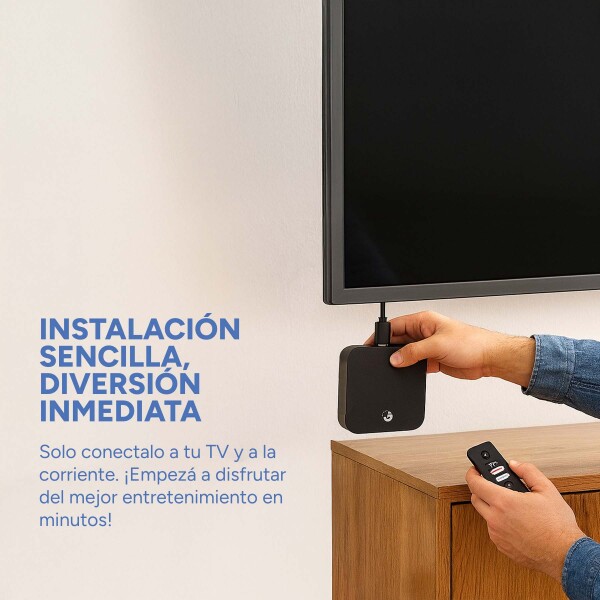 TVBox Goldtech Quad 16GB 2GB Android 12 4K Ultra HD Gen 2025 Color NEGRO