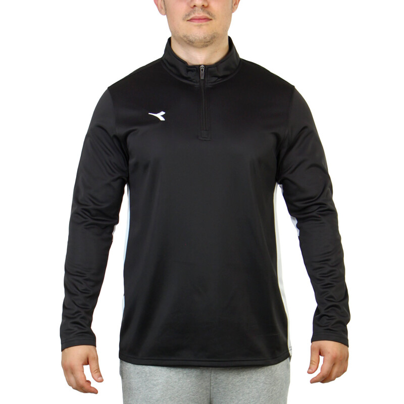 Buzo Deportivo Hombre Diadora Dry Fit Negro