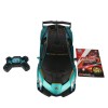 Auto Robot transformer a control remoto deportivo azul con doble joystick Auto Robot transformer a control remoto deportivo azul con doble joystick