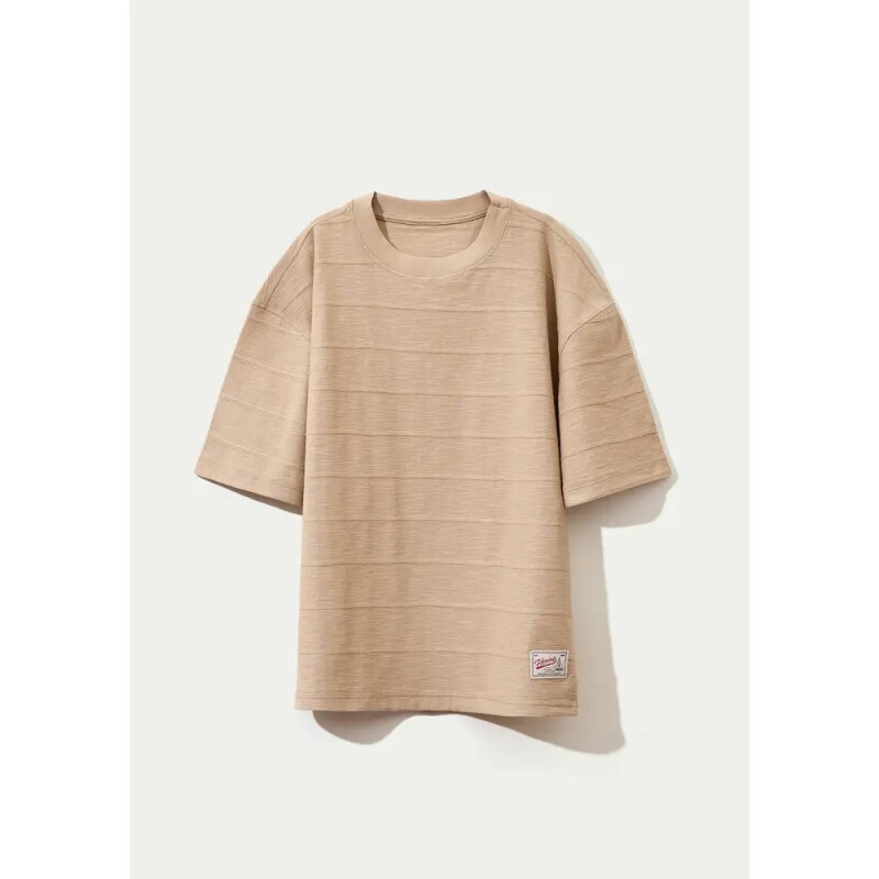 CAMISETA MM MARROM CLARO