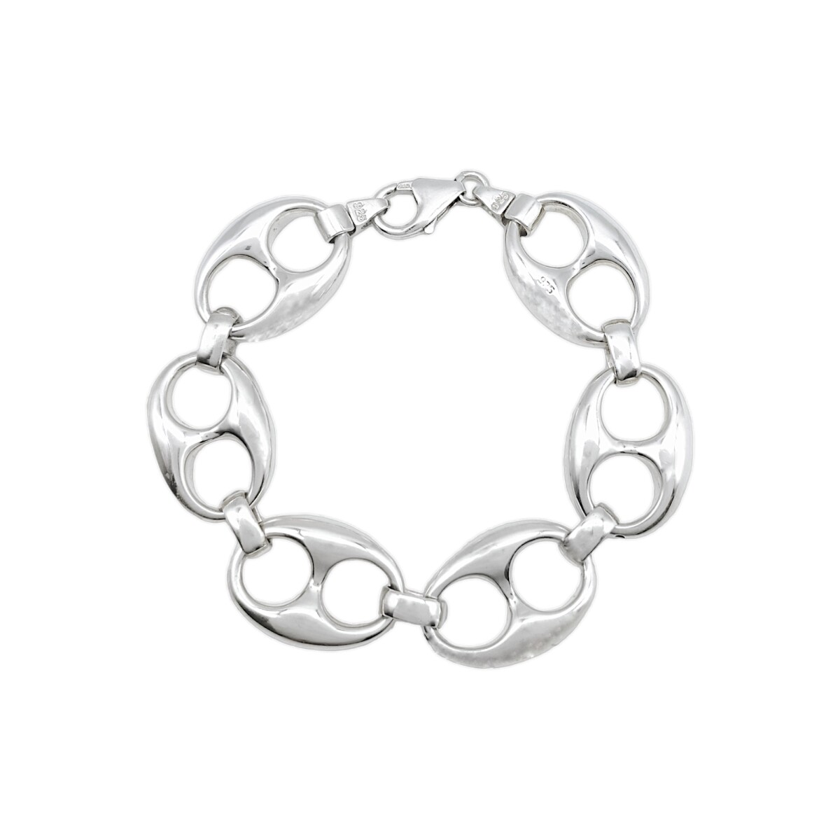 Pulsera Calabrote-Plata 925 inflada-Sin piedra-PU3040 - sinpiedra 