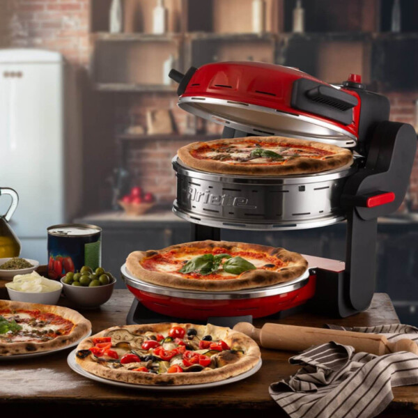 Horno De Pizza Doble Ariete 0927 En 4' Minutos PIZZERIA ARIETE DOBLE ROSSO 1460051