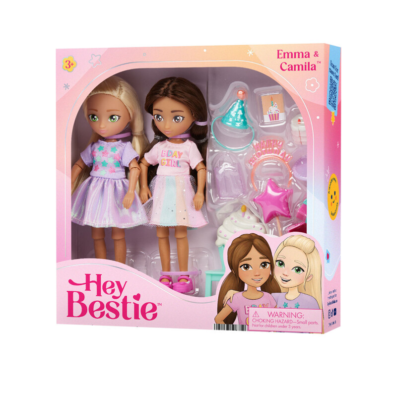 Muñecas Emma y Camila con accesorios Hey Bestie Muñecas Emma y Camila con accesorios Hey Bestie