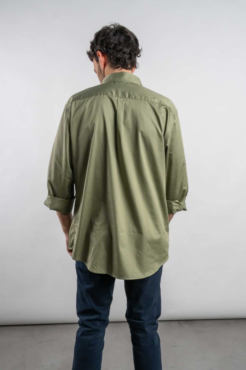 Camisa Casual Brixton Verde Oliva