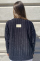 Buzo Lina Negro lurex