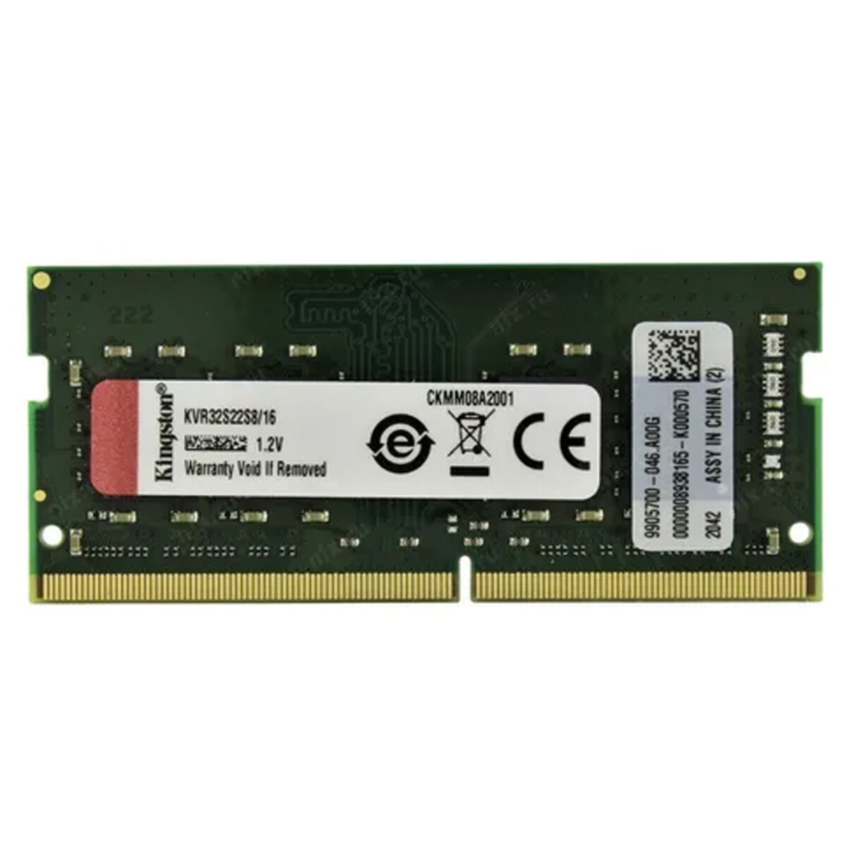 Memoria Ram Kvr 16gb Ddr4 Sodimm 3200mhz 
