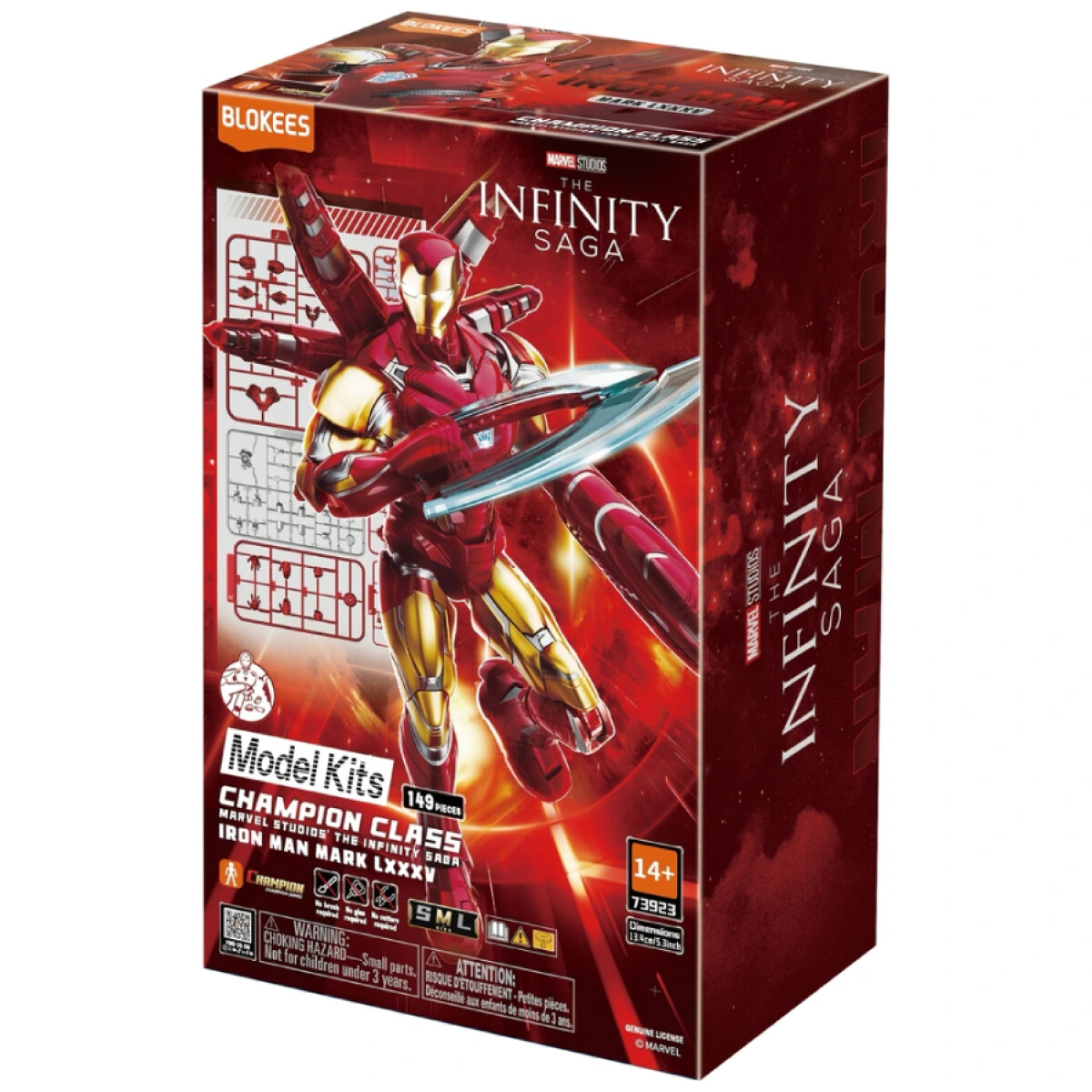 Model Kit Champion Class Marvel Infinity Saga - Iron Man Mark LXXXV 