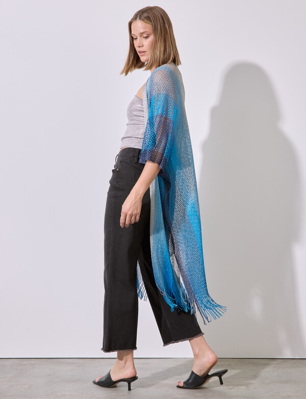 Kimono Shine MULTI/AZUL