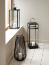 Farol MELIAS Ø24xA46cm negro Farol MELIAS Ø24xA46cm negro