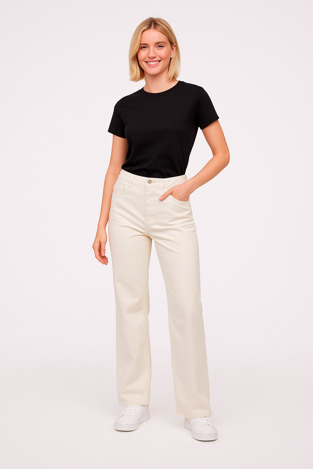 Pantalon Elvis Marfil / Off White