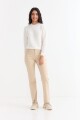 Sweater en punto waffle CRUDO