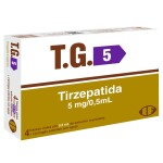 T.G 5 MG 0,5ML CON JERINGAS CJ X 4 VIAL única