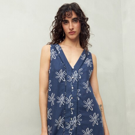 VESTIDO URRUTIA Indigo