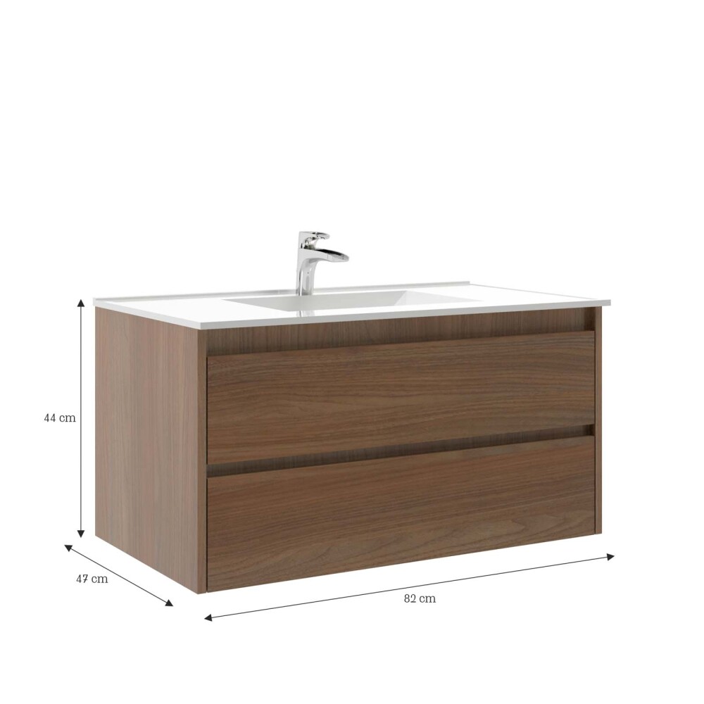 MUEBLE DE BAÑO MDF MARRON DENVER