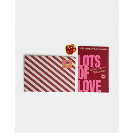 Set De Postales Navideñas Combinacion Multicolor