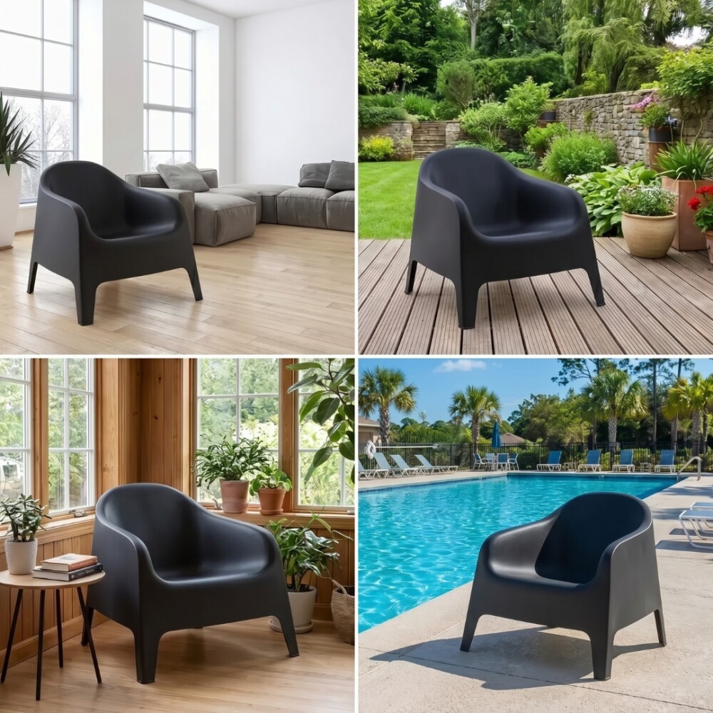 Sillón De Jardín - Skarpo Negro