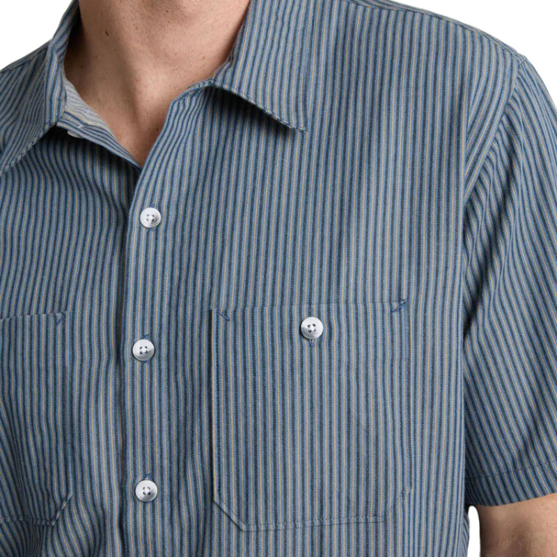 Camisa Roark Burnt - Azul Camisa Roark Burnt - Azul