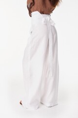 Pantalon Lino Soft Blanco