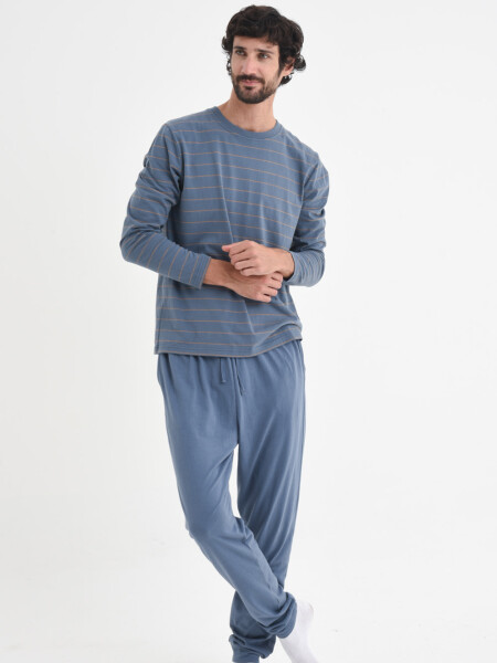 Pantalón de pijama Azul piedra