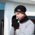 Kit Set Invierno Gorro Bufanda Cuello Guantes Abrigo Unisex ® Color Variante Negro