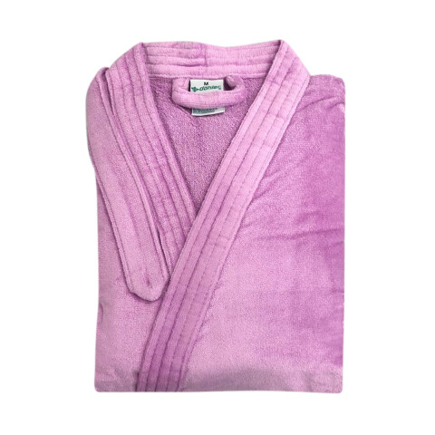 Bata de baño Dohler Velour Variedad de Talles y Colores LILA