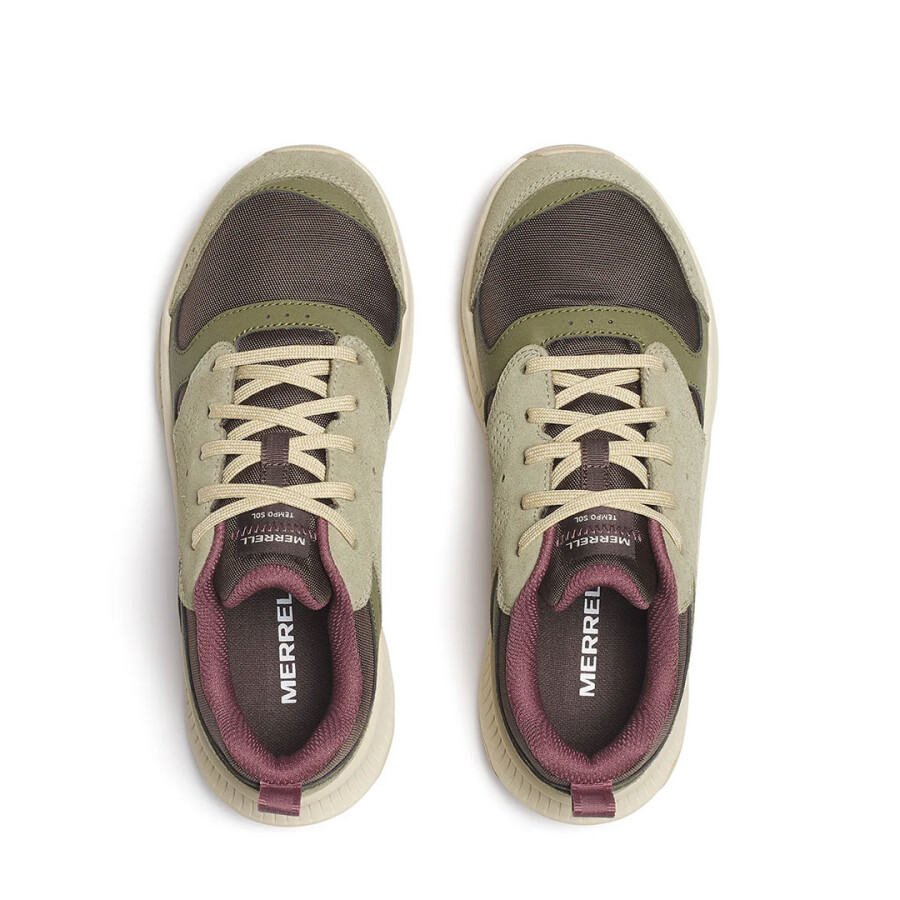 Championes de Mujer Merrell Tempo Sol Verde Oliva