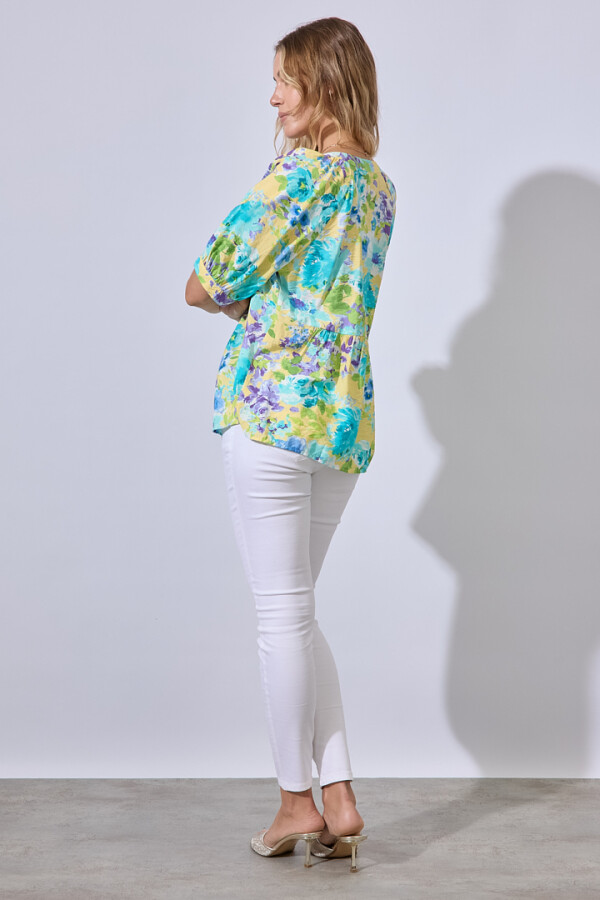 Blusa Spring MULTI/AMARILLO