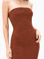 Vestido Runpia Marron Medio