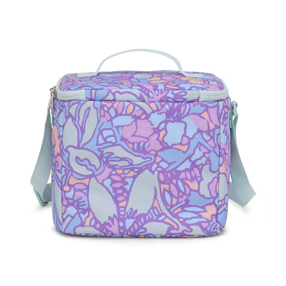 Lonchera Térmica Super Snack Fluid Floral Pastel Lilac