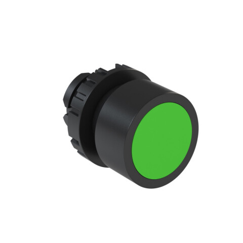 Cabezal pulsador rasante verde Ø22mm IP66, BF2 WE5012