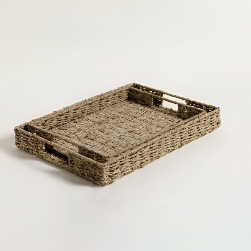 BANDEJA RECTANGULAR 38x28xH4.5CMS FIBRA NATURAL BANDEJA RECTANGULAR 38x28xH4.5CMS FIBRA NATURAL