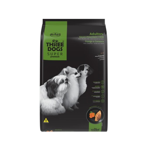 Three Dogs Súper Premium Adulto Raza Peq/Mini 15+2kg Three Dogs Súper Premium Adulto Raza Peq/Mini 15+2kg