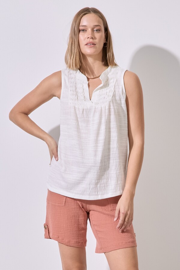 Musculosa Frunces CRUDO