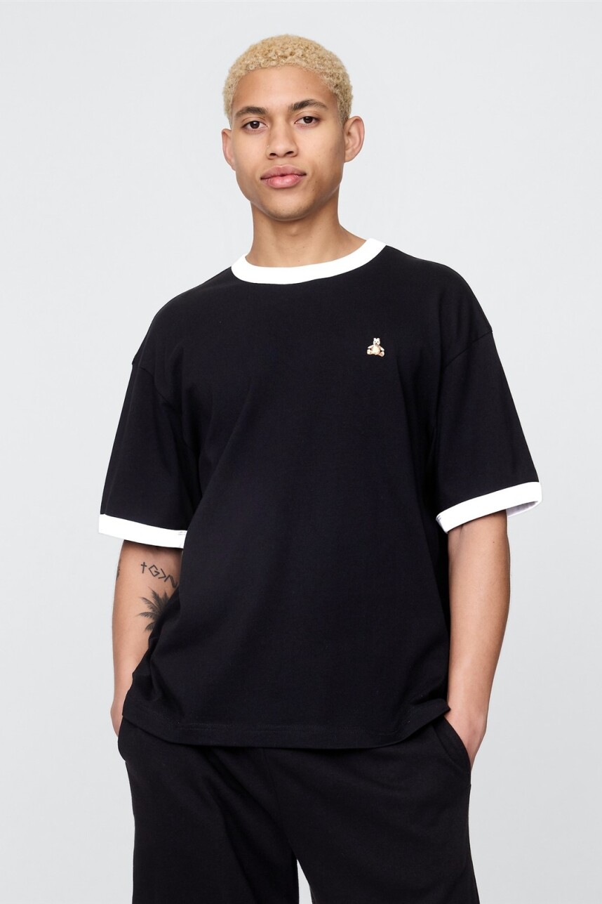 Remera Oso Brannan Hombre Black 1