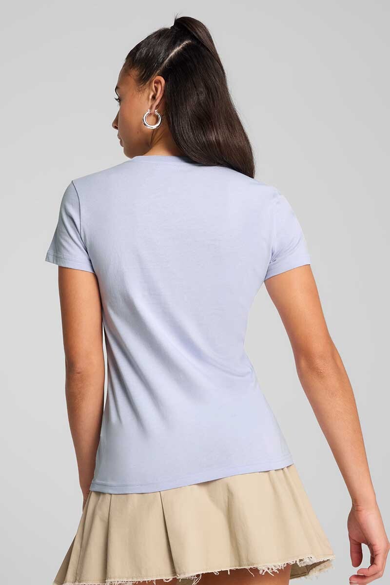 REMERA MUJER PUMA ESS NO.1 LOGO TEE Violeta