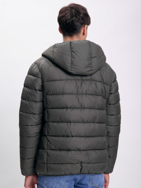 Campera capitoneada Verde