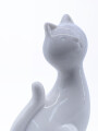 ESCULTURA GATITO BLANCO