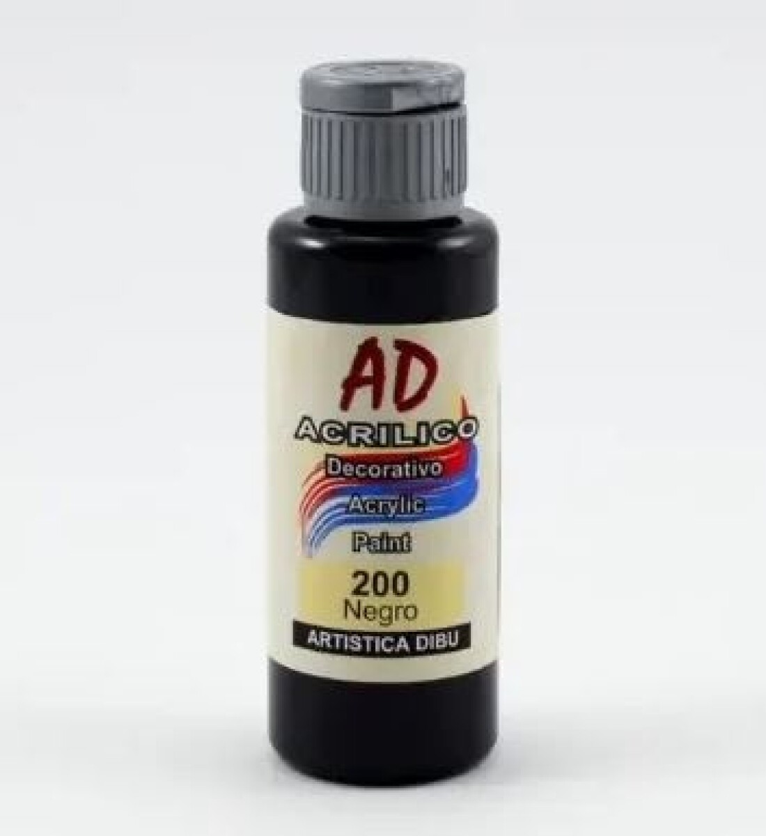 Acrílico Decorativo Ad 60 Ml Negro 