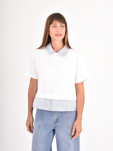 REMERA TELMAS OFF WHITE