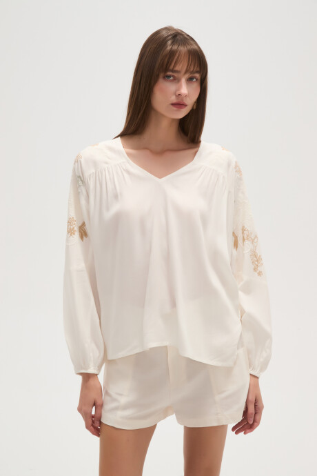 Blusa Cleo Marfil / Off White