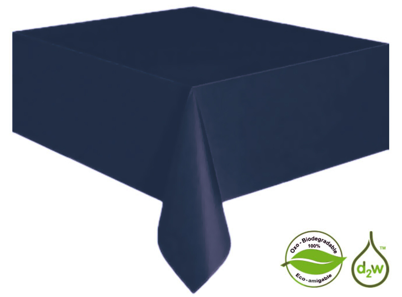 Mantel Biodegradable Rectangular - Azul Marino 