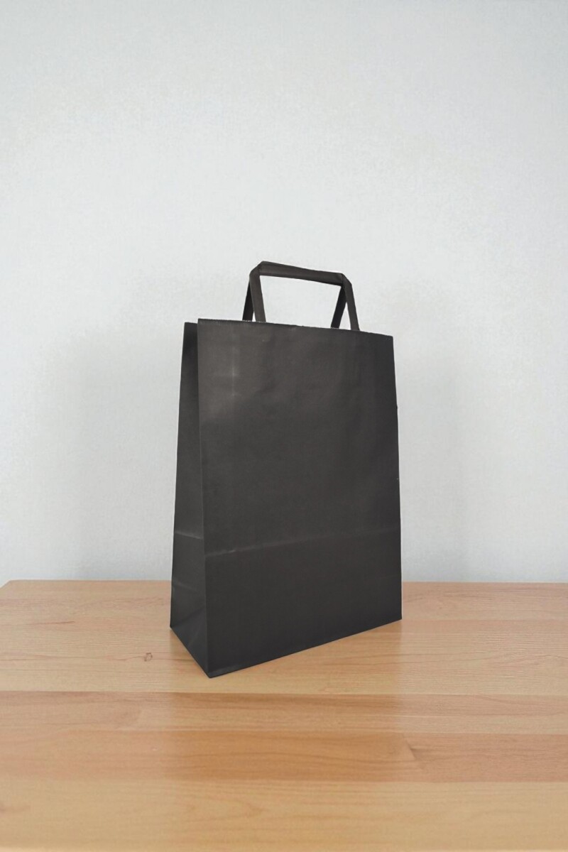 Bolsa lisa acuario 22x10x30 cm - NEGRO 