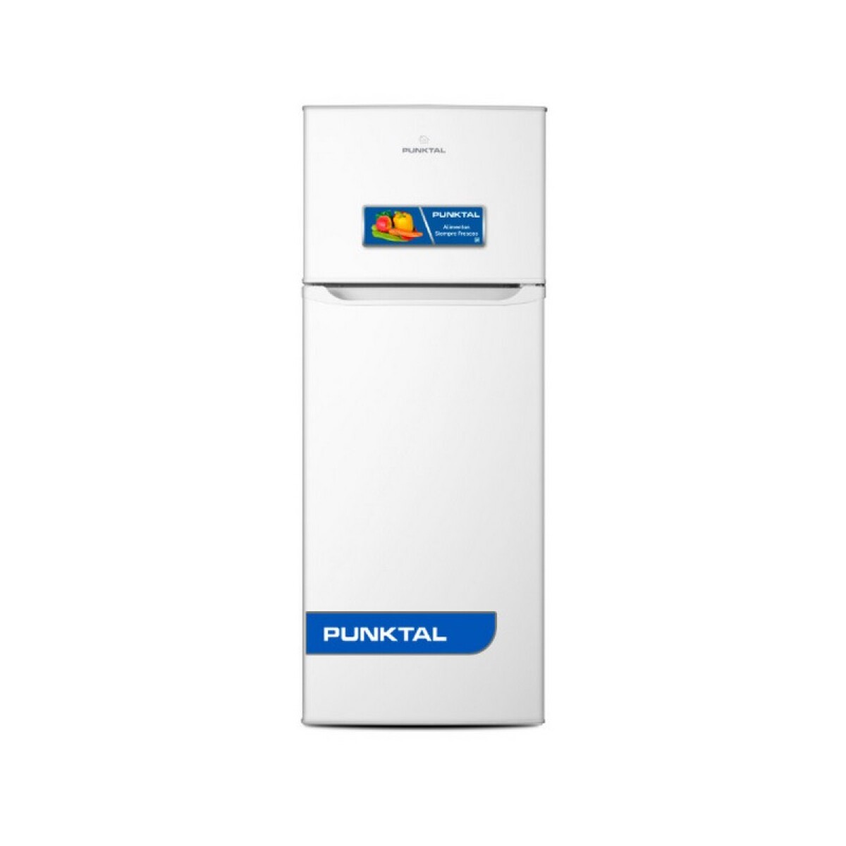 HELADERA PUNKTAL 215 Lts. FRIO HUMEDO CON FREEZER BLANCA 