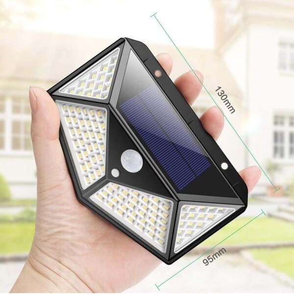 Kit 6 Foco Solar 100 Led Fotocelula C/ Sensor Movimiento Ax® Kit 6 Foco Solar 100 Led Fotocelula C/ Sensor Movimiento Ax®