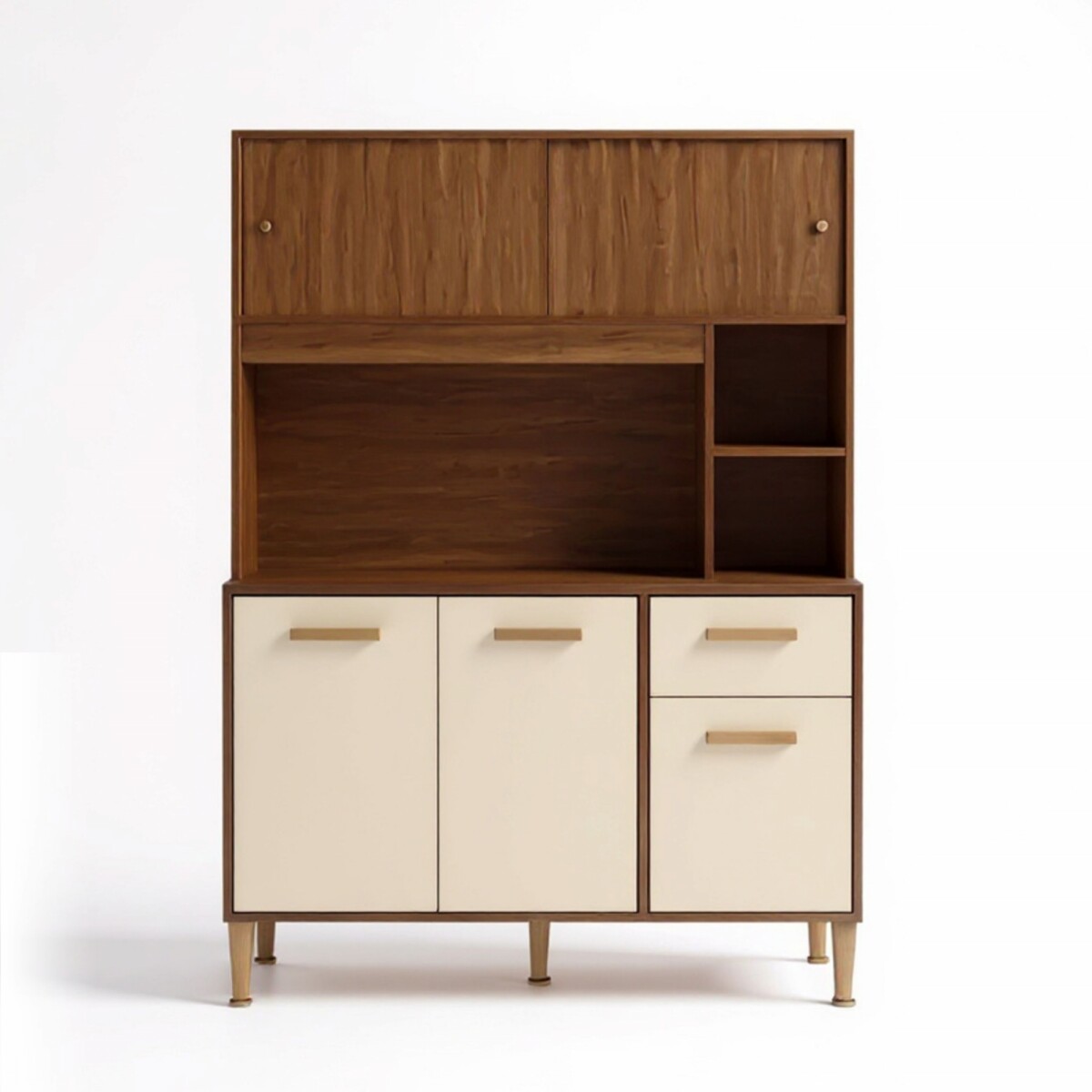 KIT DE COCINA ALACENA ARMARIO APARADOR COMPACTA - 5 PUERTAS 1 CAJÓN 