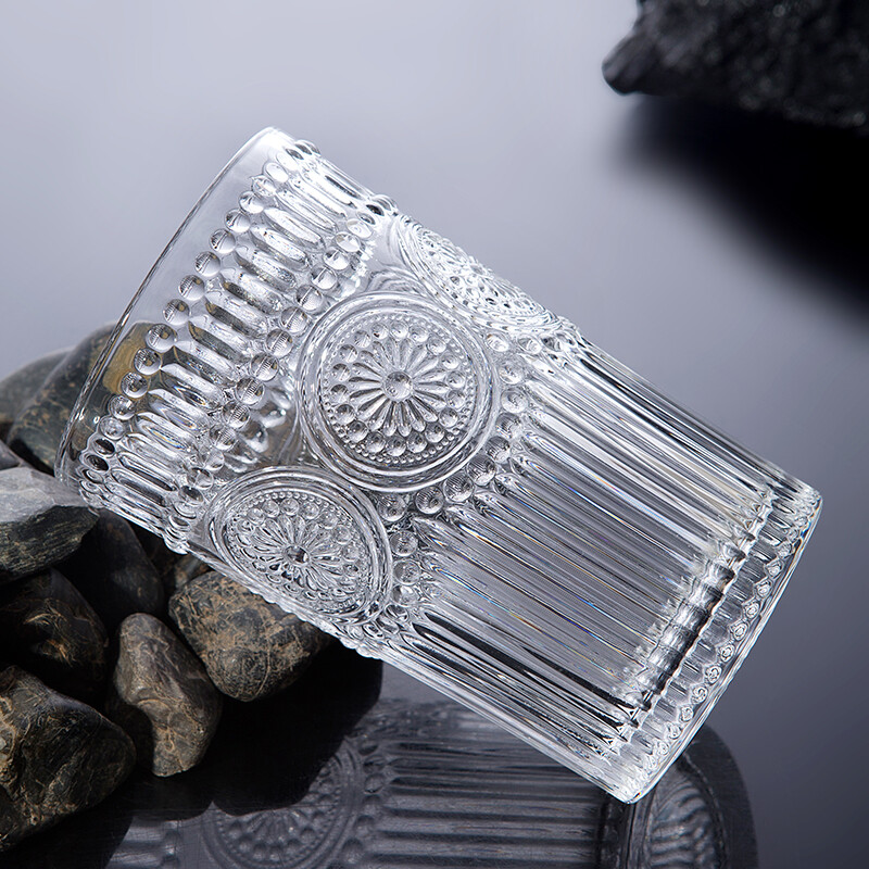 Vaso de Vidrio Labrado Set 6 Unidades Vaso de Vidrio Labrado Set 6 Unidades